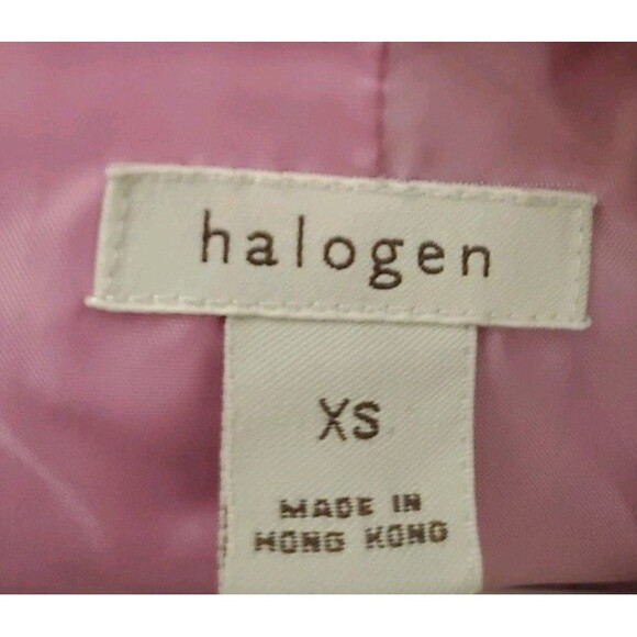 Vintage Set of Two Cute Halogen Womens Jackets Wool Plaid Blue Pink Size XS Warm - Picture 3 of 13